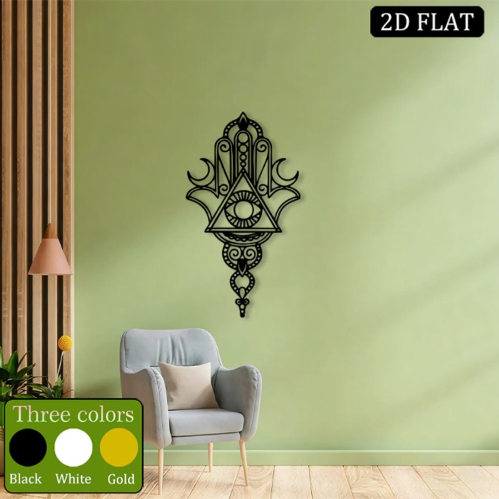 Art & Craft Paper Ideas For Kids - CIFBUY Iron Wall Art Hamsa Evil
