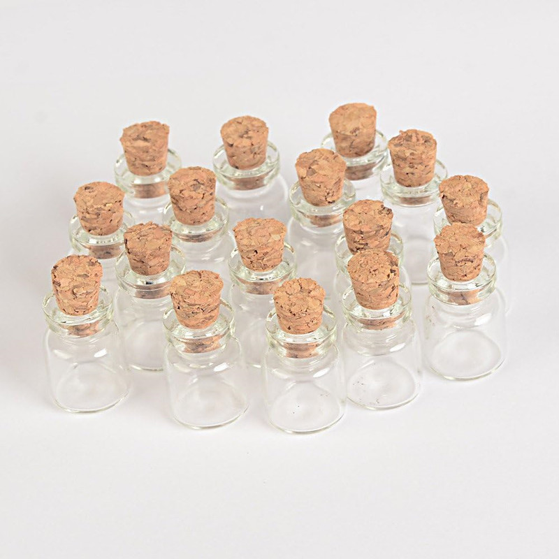 Art Craft Zoo - 400pcs 1ml 13x18mm Small Mini Clear