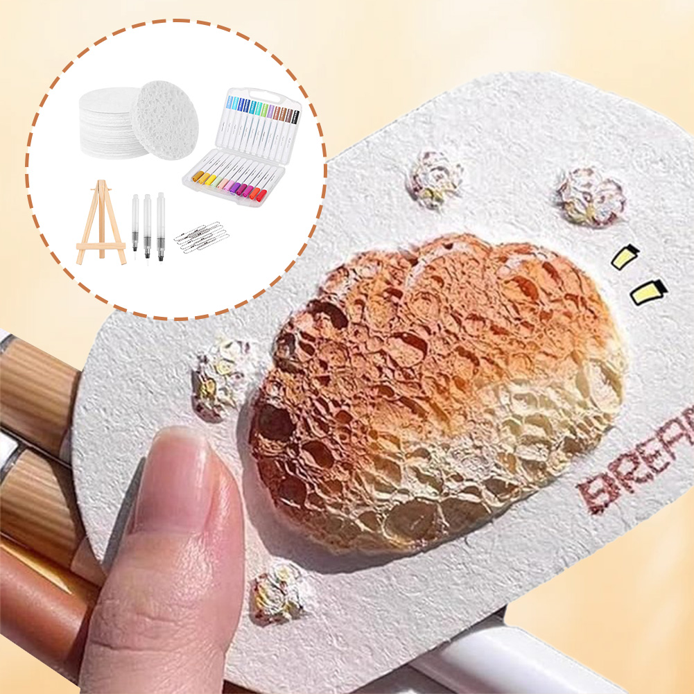 Art Craft Activities - Magic Canvas Sponge DIY Creative Activity