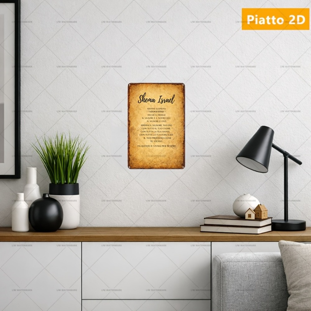 Art & Craft Paper Ideas For Kids - CIFBUY Hebrew Scripture Aluminum Wall Art