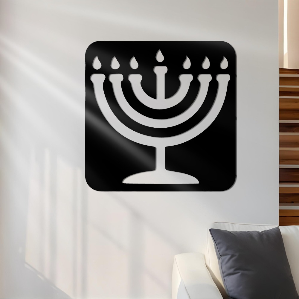 Art & Craft Paper Ideas For Kids - CIFBUY Iron Wall Art Vintage Menorah