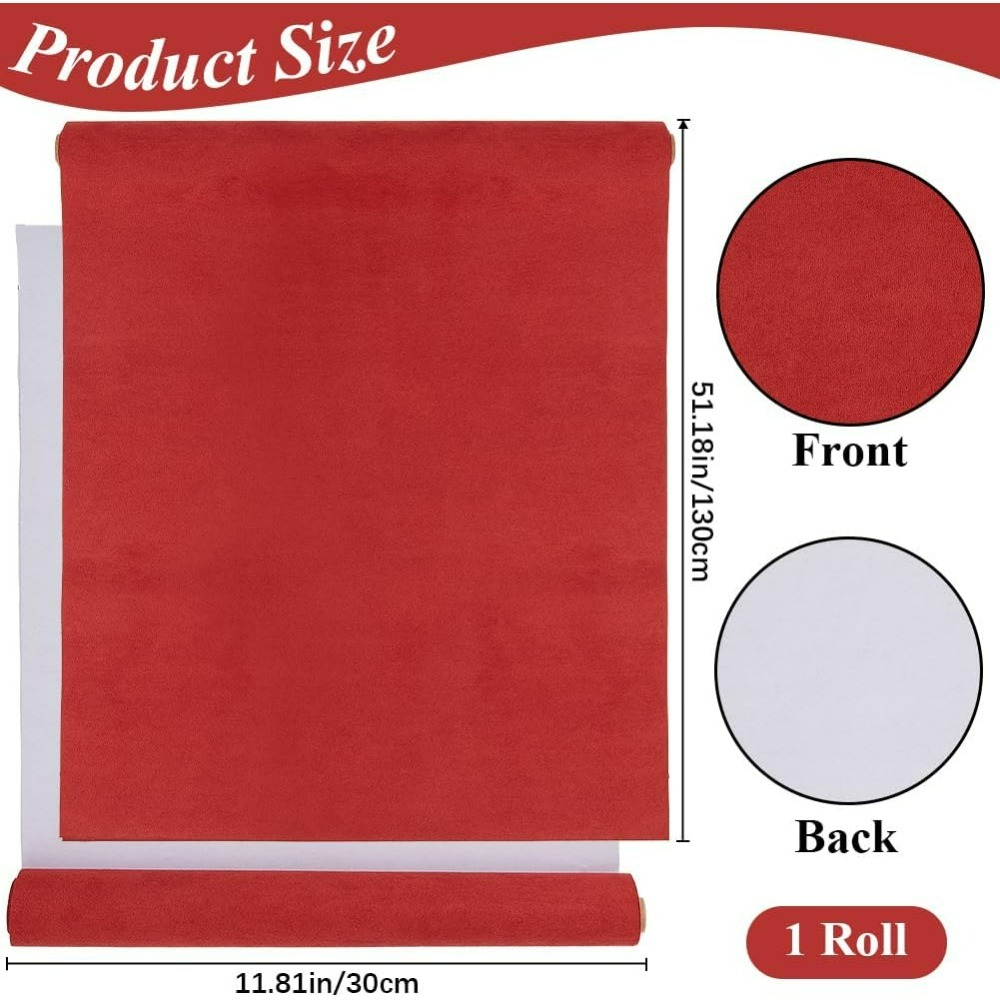 51 x 11.8 Inch Red Book Cloth  - Art Craft Activities review and price