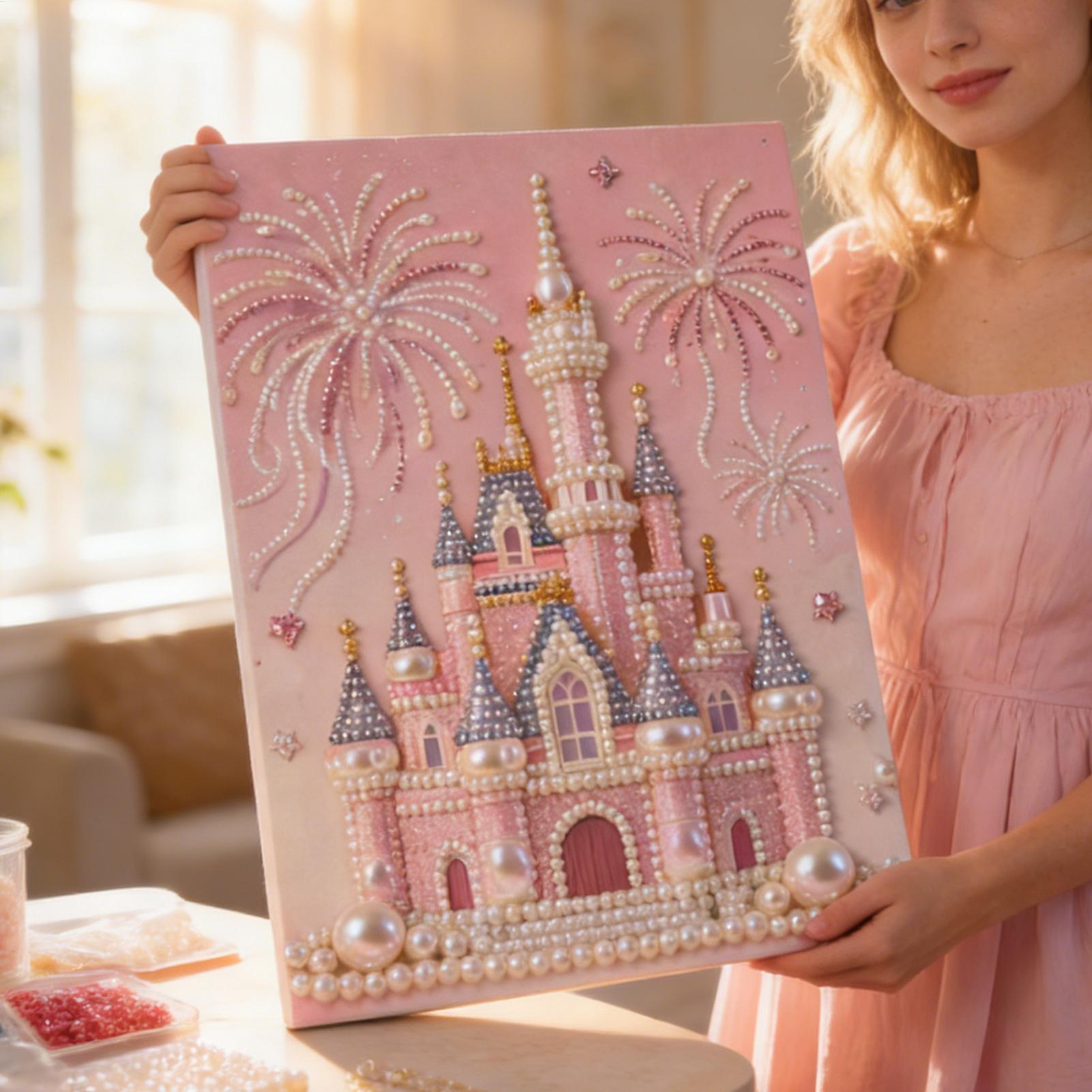 DIY Pearl Painting Kit Beaded  - Art Craft Activities review and price