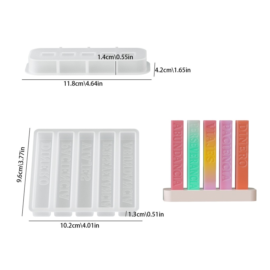 Long Strip Candle Mold Clear P - Art Craft Course review and price