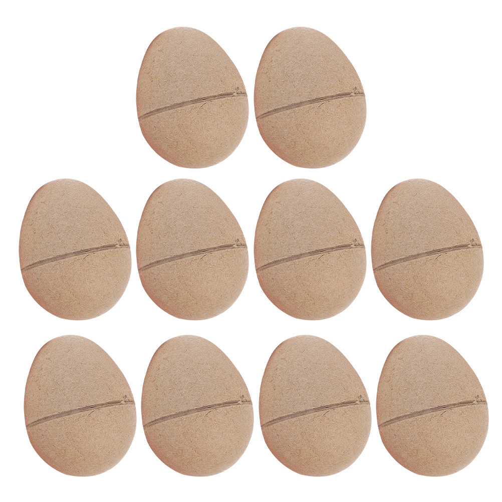 10Pcs Craft Paper Eggs DIY Bla - Art Craft Activities review and price