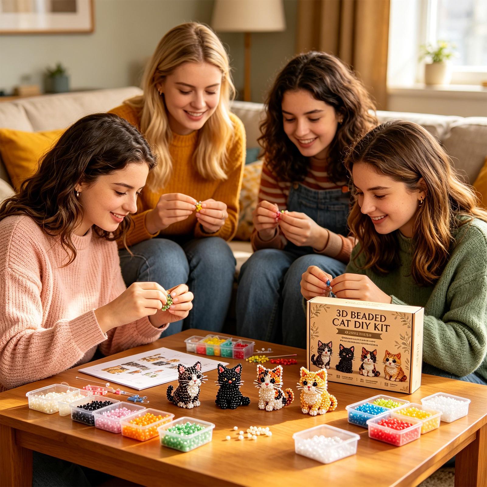 DIY Animal Beading Kit Cute 3D - Art Craft Class review and price