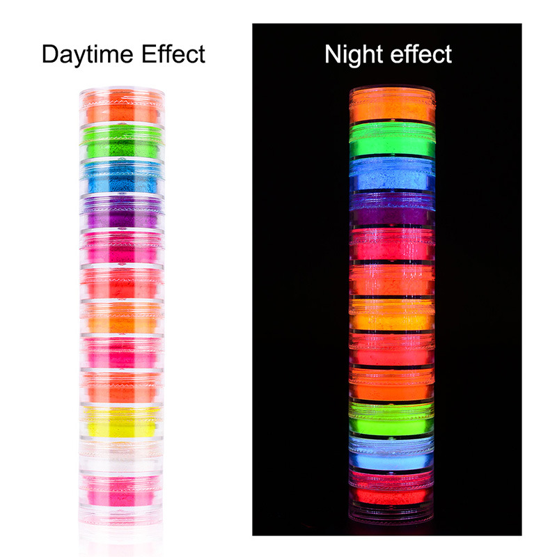 12Colors Neon Glow In The Dark - Art Craft Movement review and price