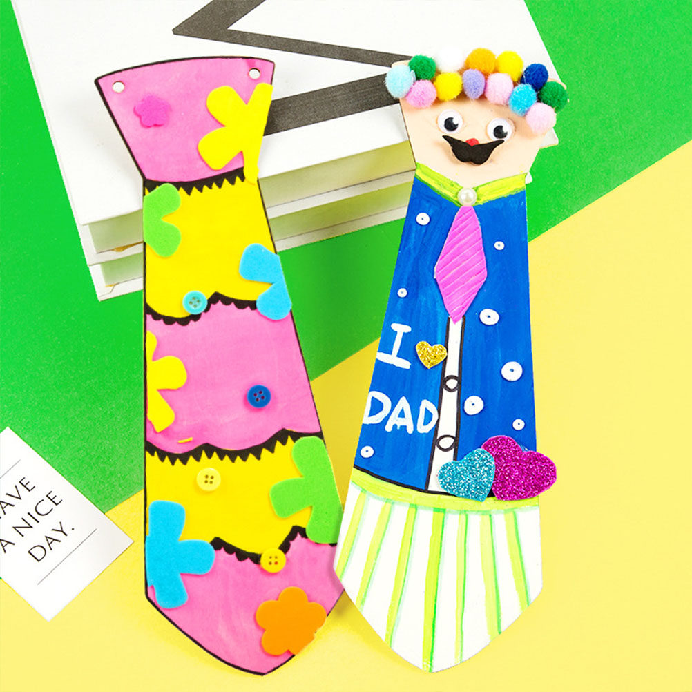 5Pcs Wooden Necktie Fathers Da - Art And Craft For Father'S Day review and price
