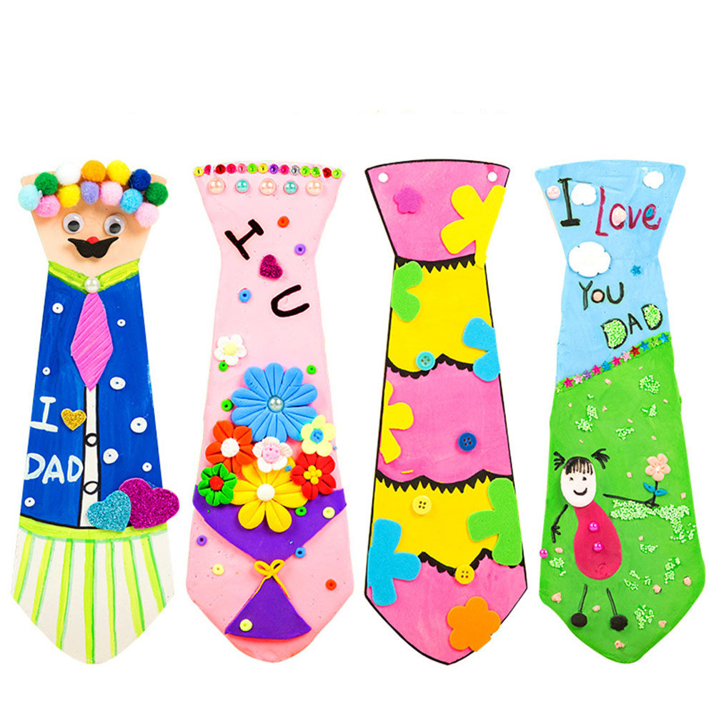 5Pcs Wooden Necktie Fathers Da - Art And Craft For Father'S Day review and price