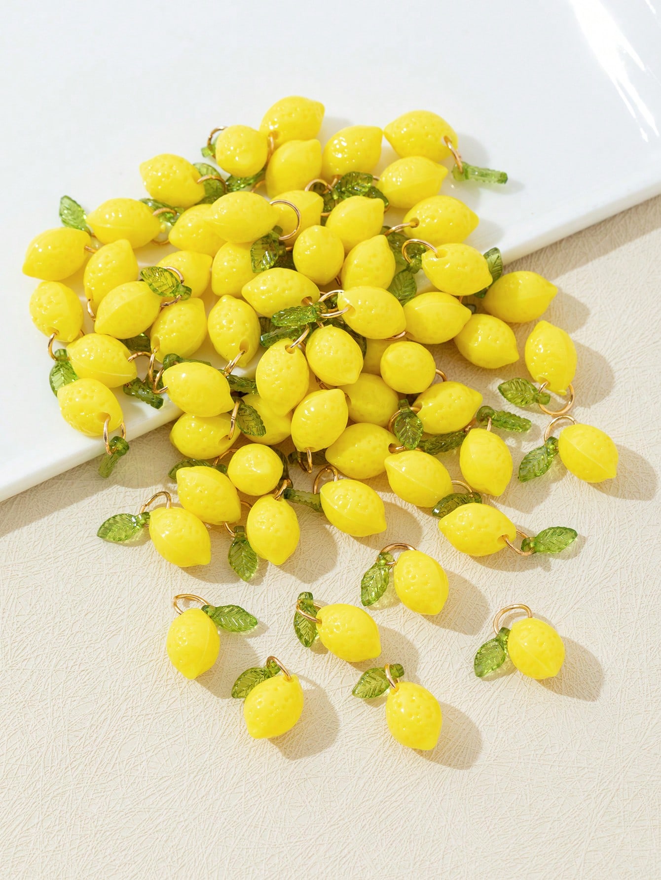 10Pcs 3D Lemon Resin Charms Pe - Art Craft Activity review and price