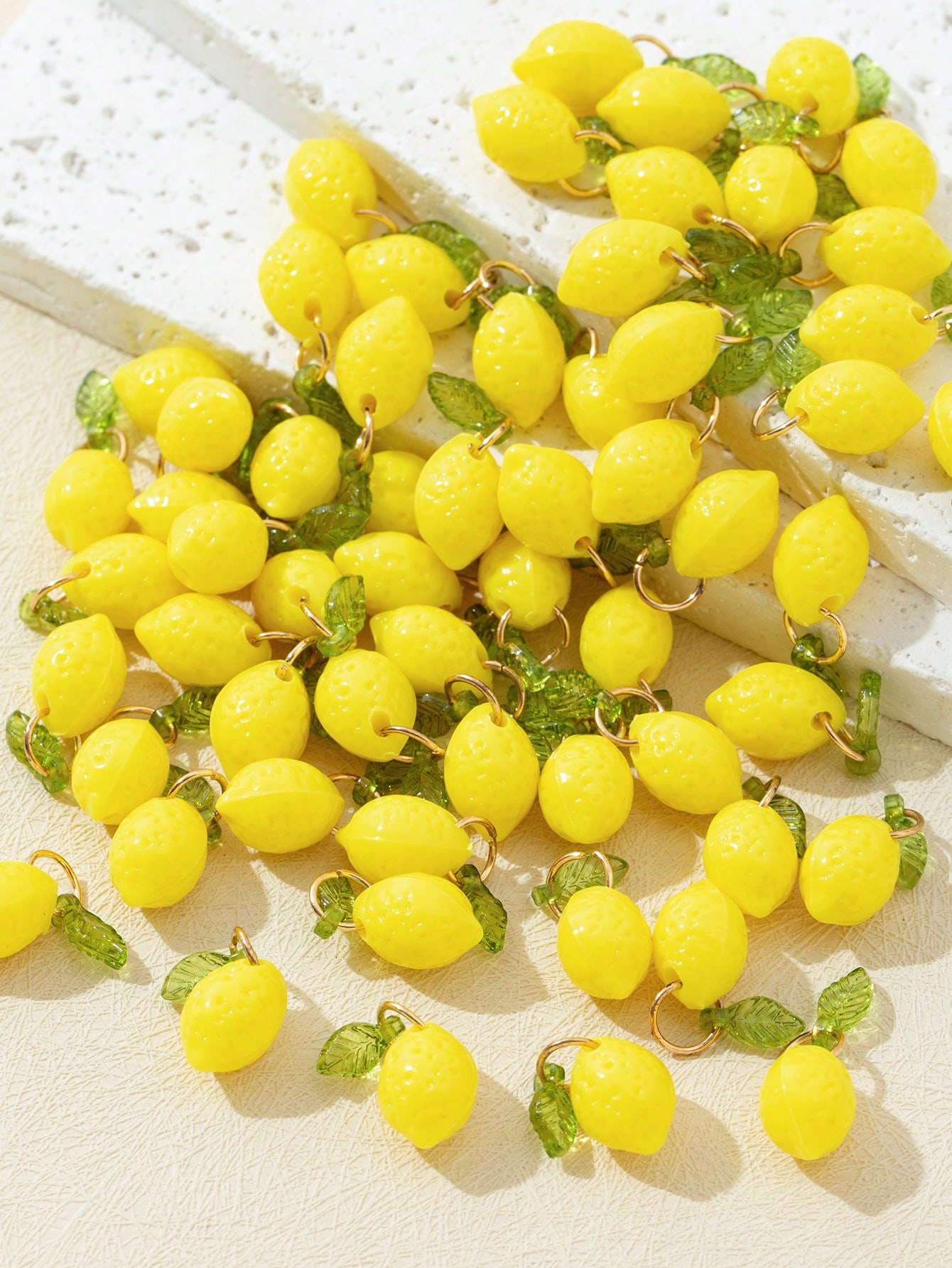 10Pcs 3D Lemon Resin Charms Pe - Art Craft Activity review and price