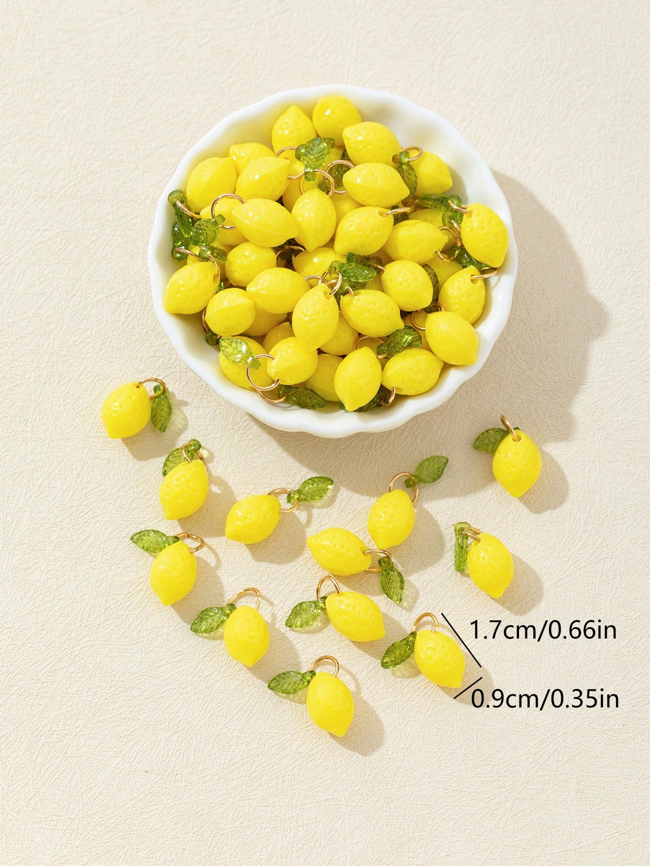 10Pcs 3D Lemon Resin Charms Pe - Art Craft Activity review and price