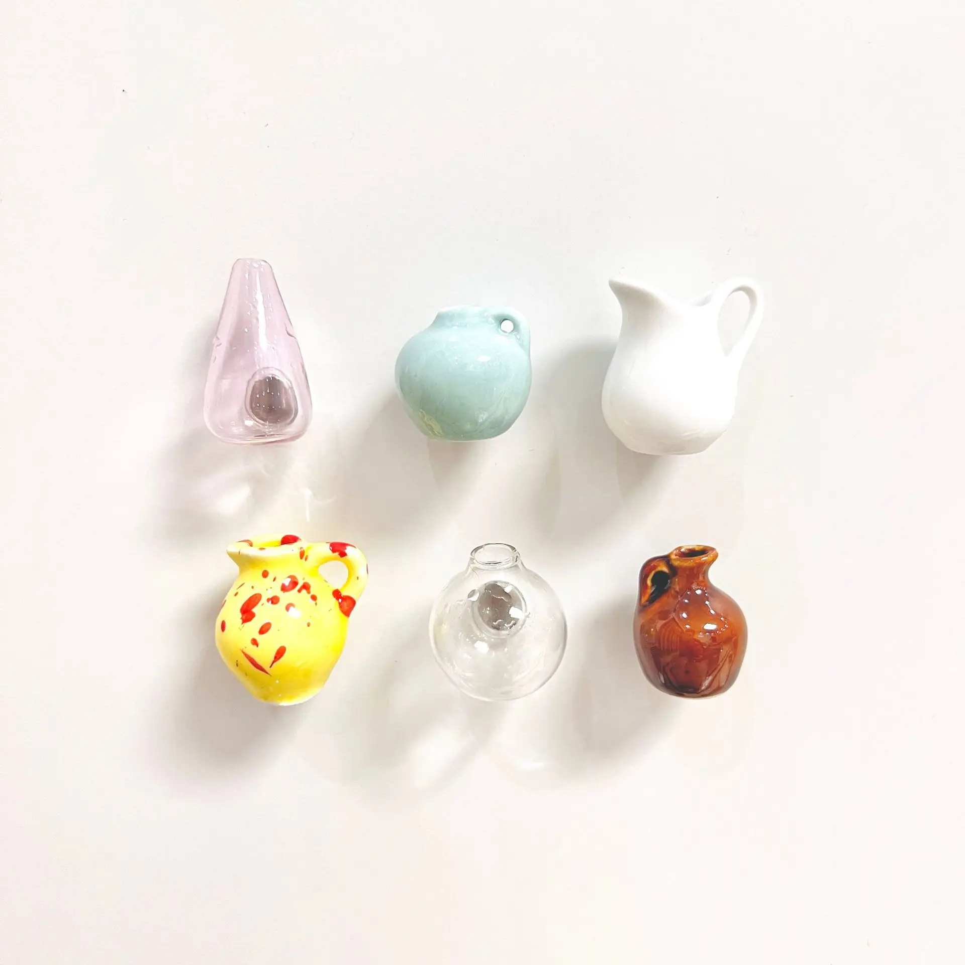 Creative Cute MINI Glass Vase  - Art Craft Magnet review and price