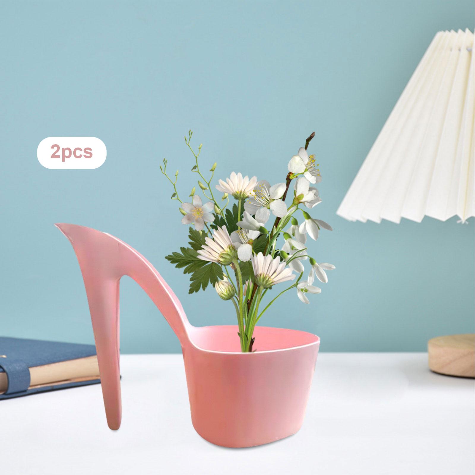 2x Flowerpot Lady Shoe Shape A - Art And Craft For Nursery review and price