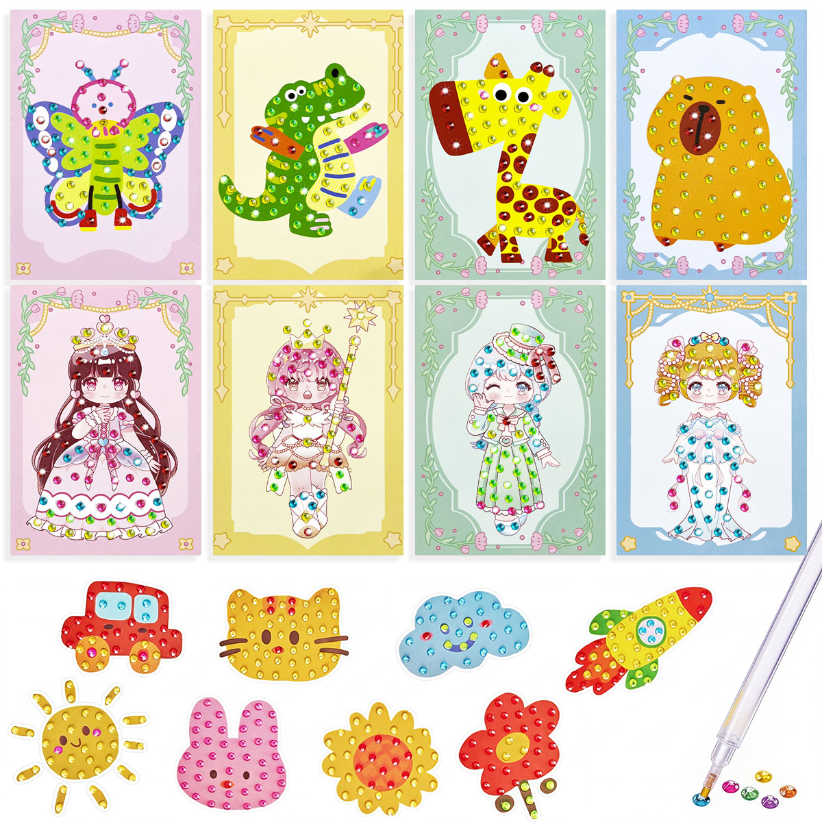 16 Pcs Gem Kit DIY Arts Crafts - Art Craft Activities review and price