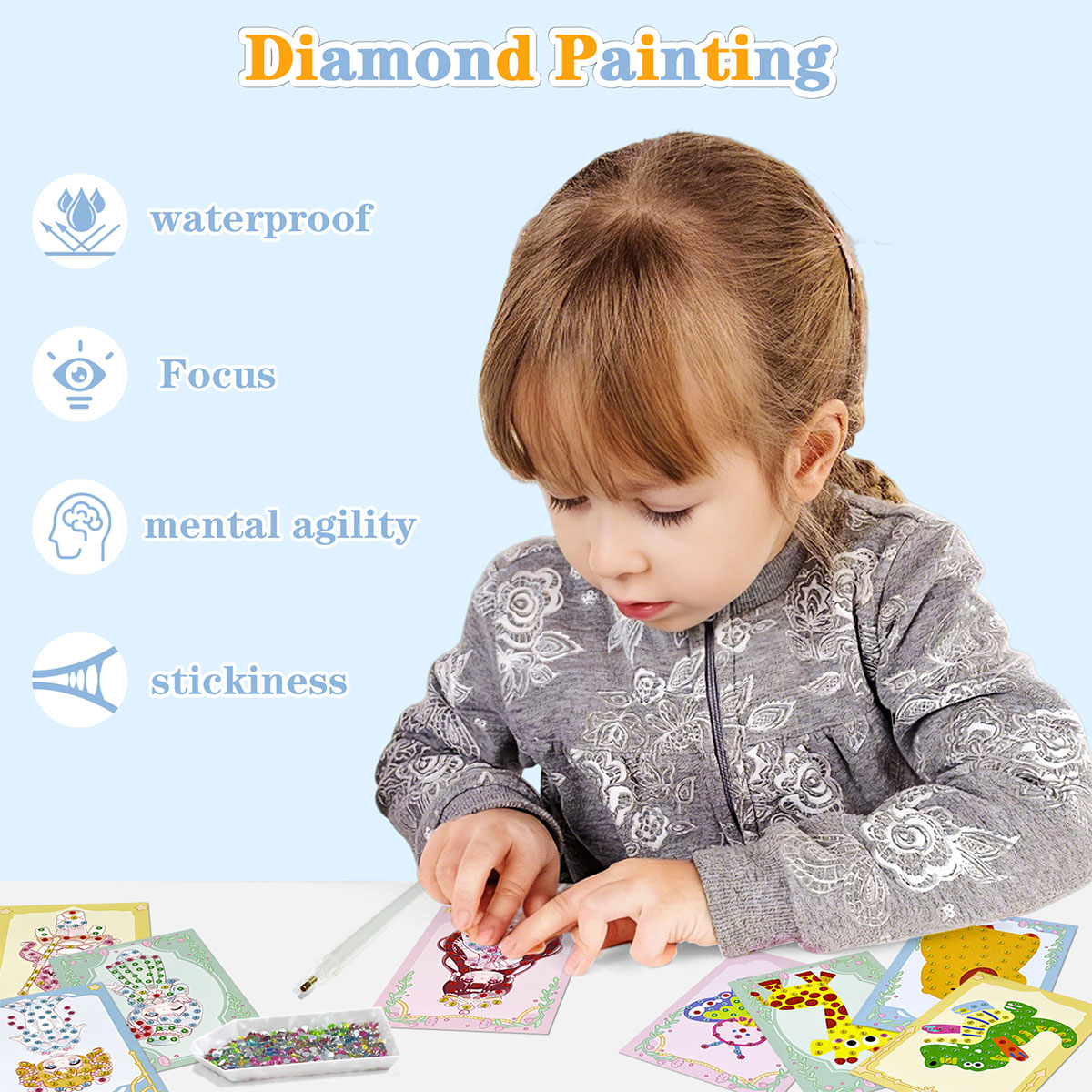 16 Pcs Gem Kit DIY Arts Crafts - Art Craft Activities review and price