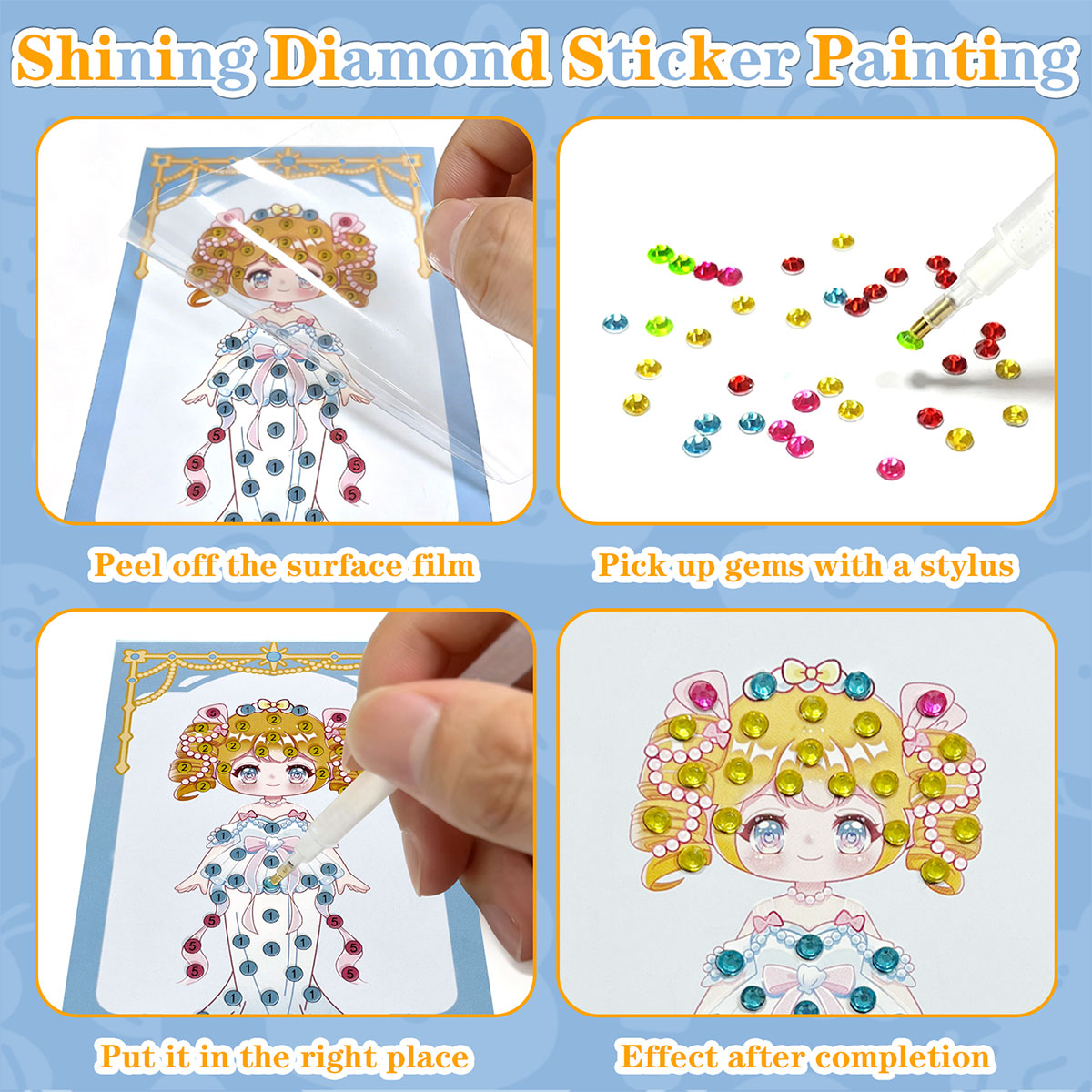 16 Pcs Gem Kit DIY Arts Crafts - Art Craft Activities review and price