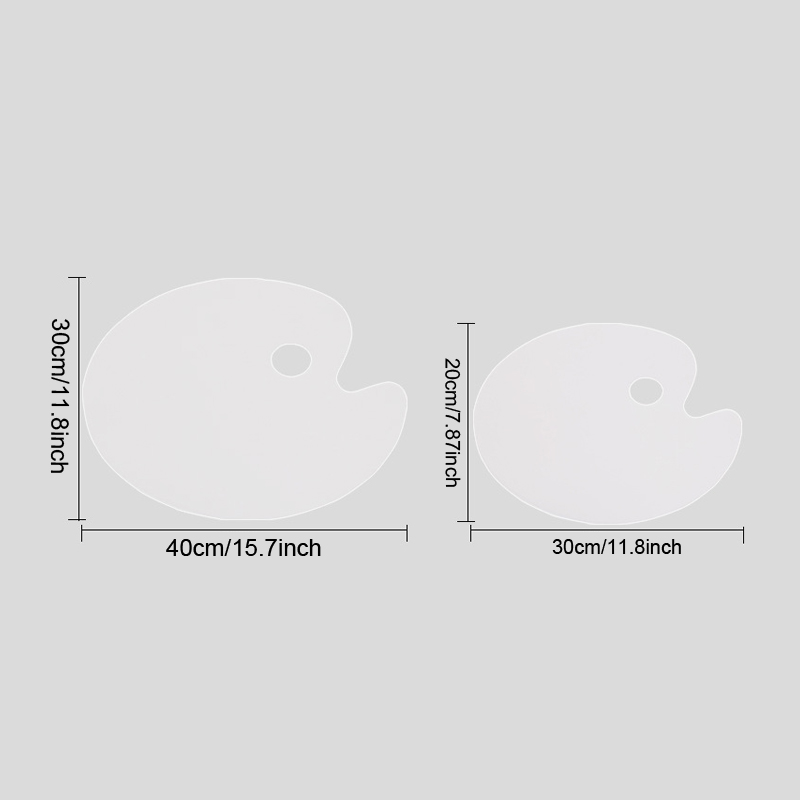 1pc White Oval Acrylic Paint T - Art Craft Class review and price