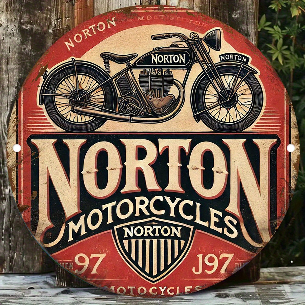 2D flat 1pc retro NORTON Motor - Art Craft Movement review and price