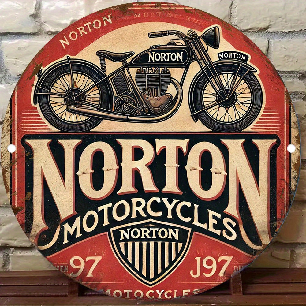 2D flat 1pc retro NORTON Motor - Art Craft Movement review and price