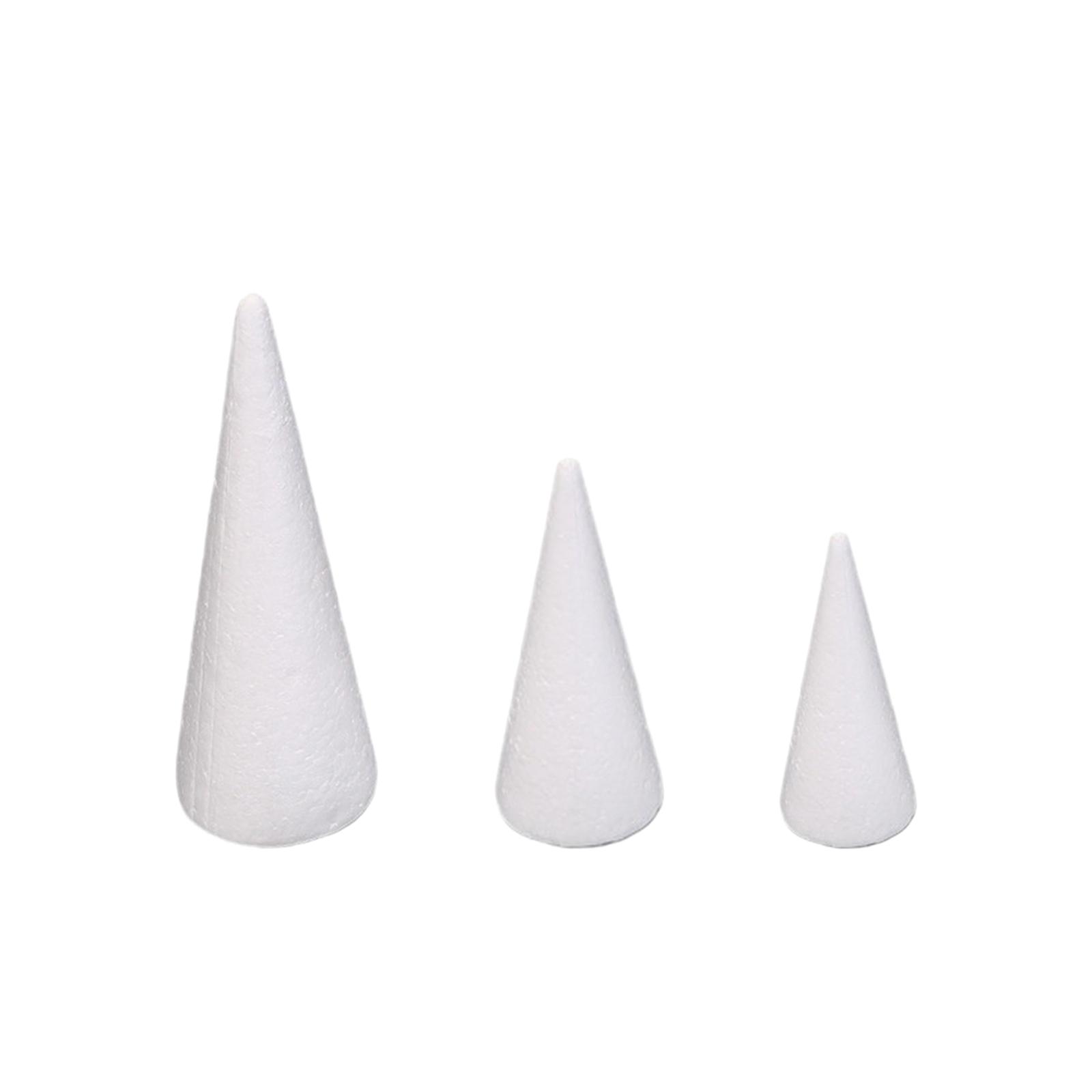 15Pcs Craft Foam Cones White P - Art Craft Activities review and price