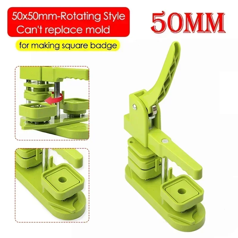 50mm Green Rotating Style Squa - Art Craft Magnet review and price