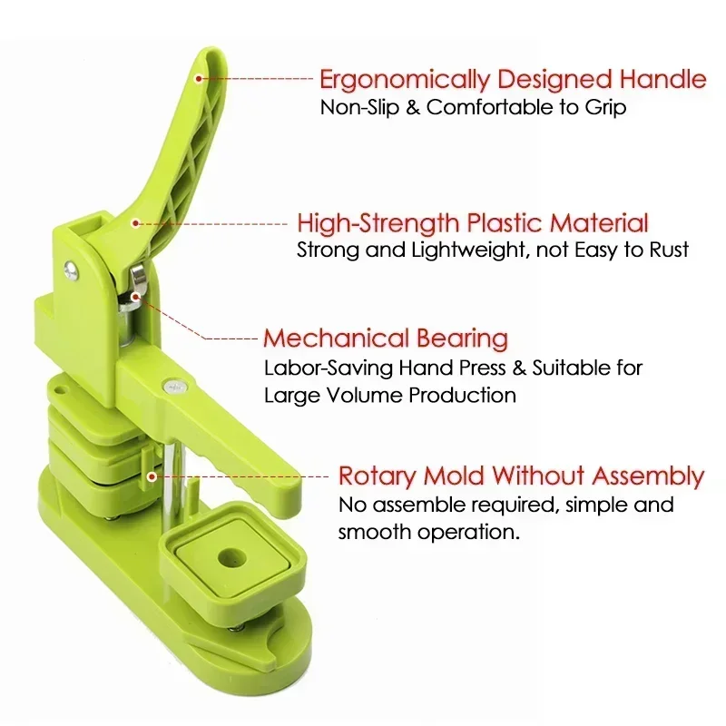 50mm Green Rotating Style Squa - Art Craft Magnet review and price