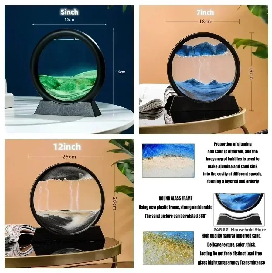 3D Moving Sand Art Picture Rou - Art Craft Movement review and price