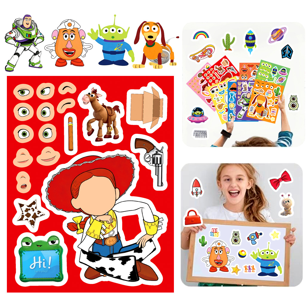 Toy Story 5 Make a Face Sticke - Art Craft Activity review and price