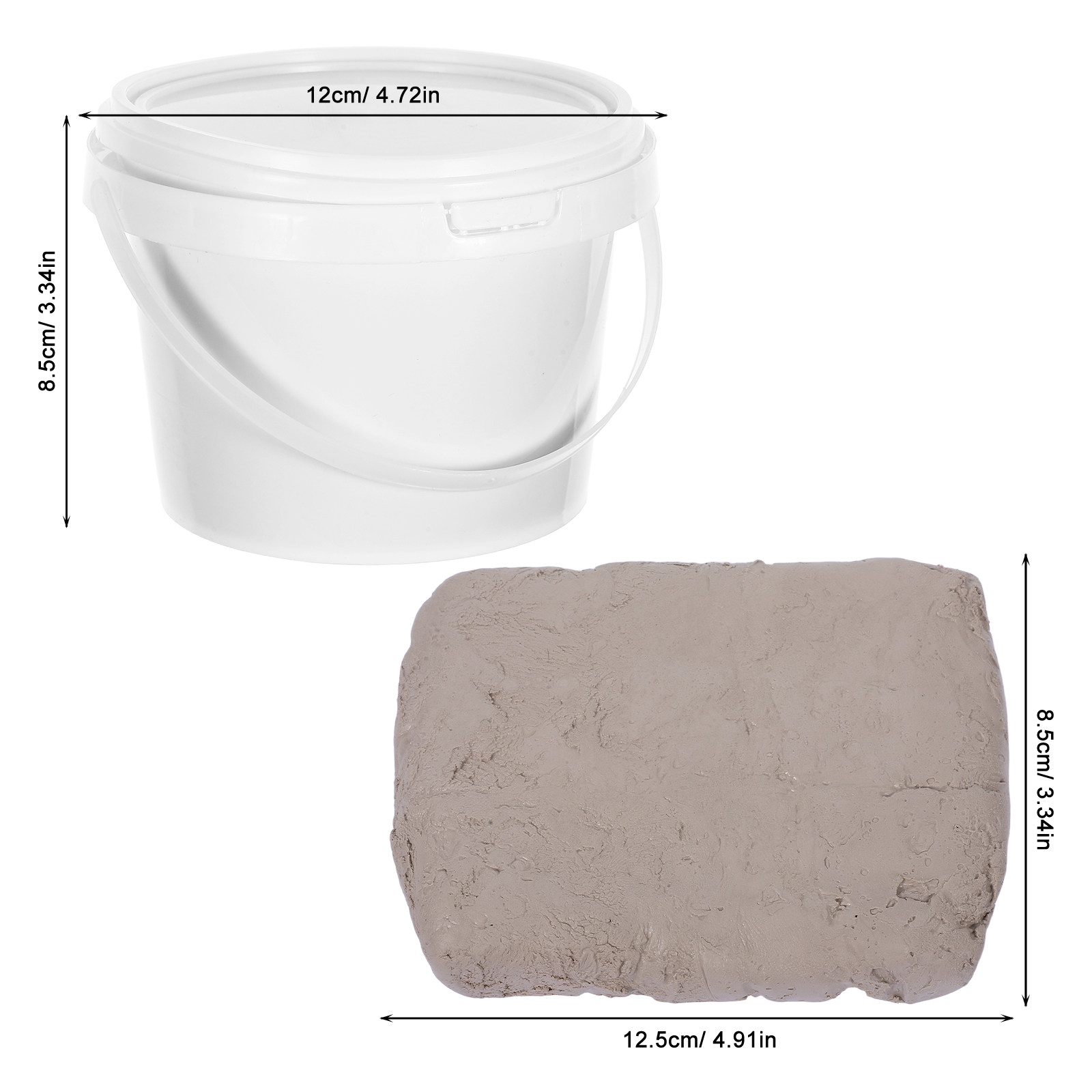 1Set Air Dry Clay White Bucket - Air Dry Clay review and price