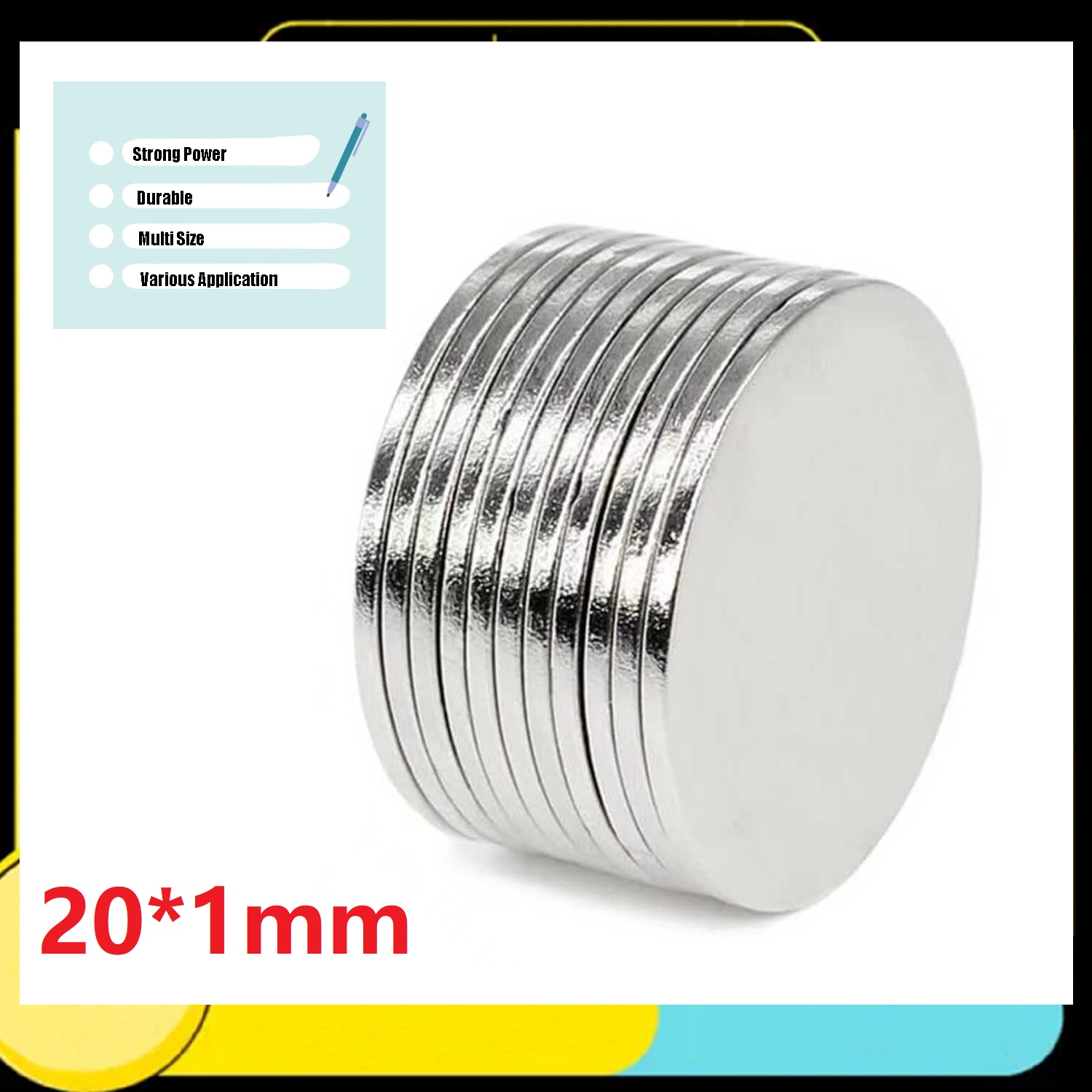 20x1mm Refrigerator Magnets, W - Art Craft Magnet review and price