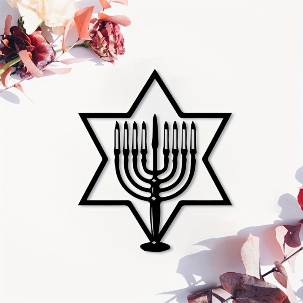 CIFBUY Metal Wall Art Menorah  - Art & Craft Paper Ideas For Kids review and price
