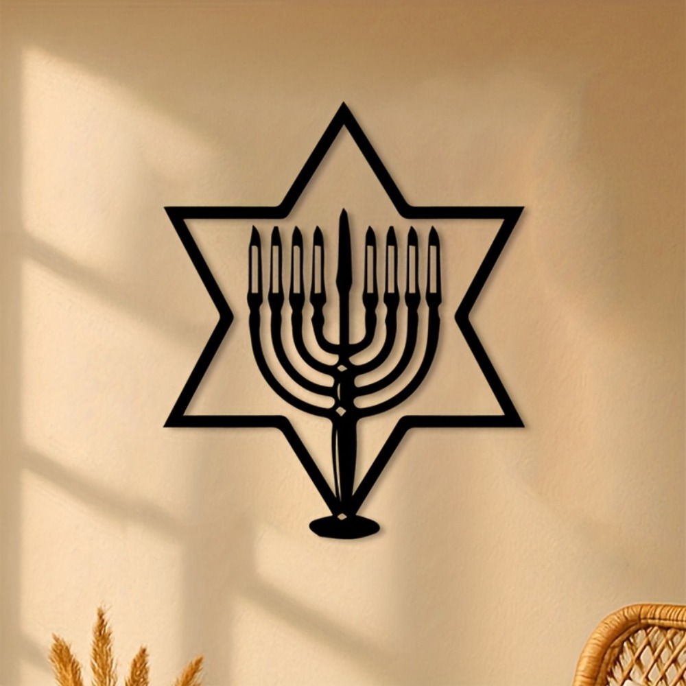 CIFBUY Metal Wall Art Menorah  - Art & Craft Paper Ideas For Kids review and price