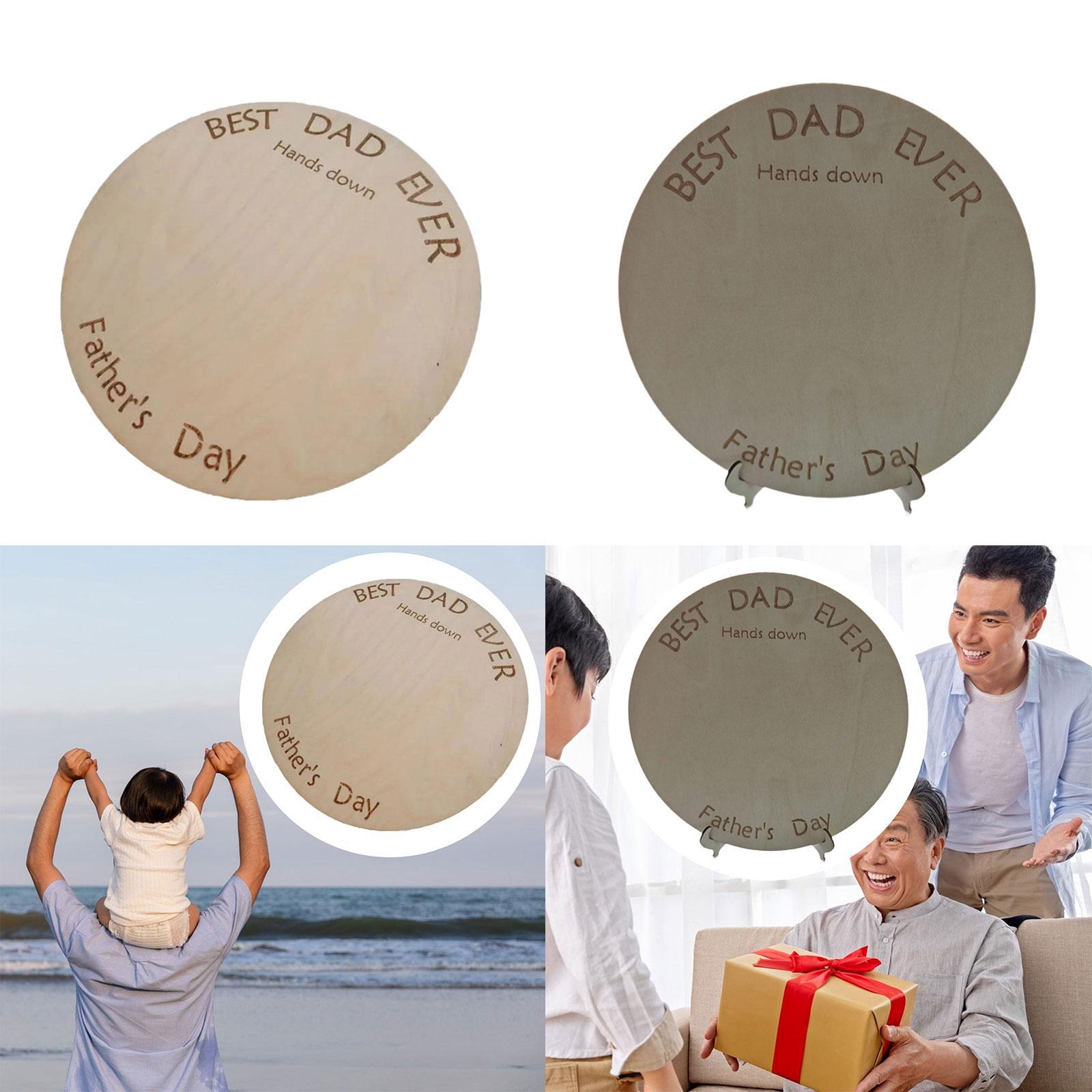 DIY Handprint Wood Sign Orname - Art And Craft For Father'S Day review and price