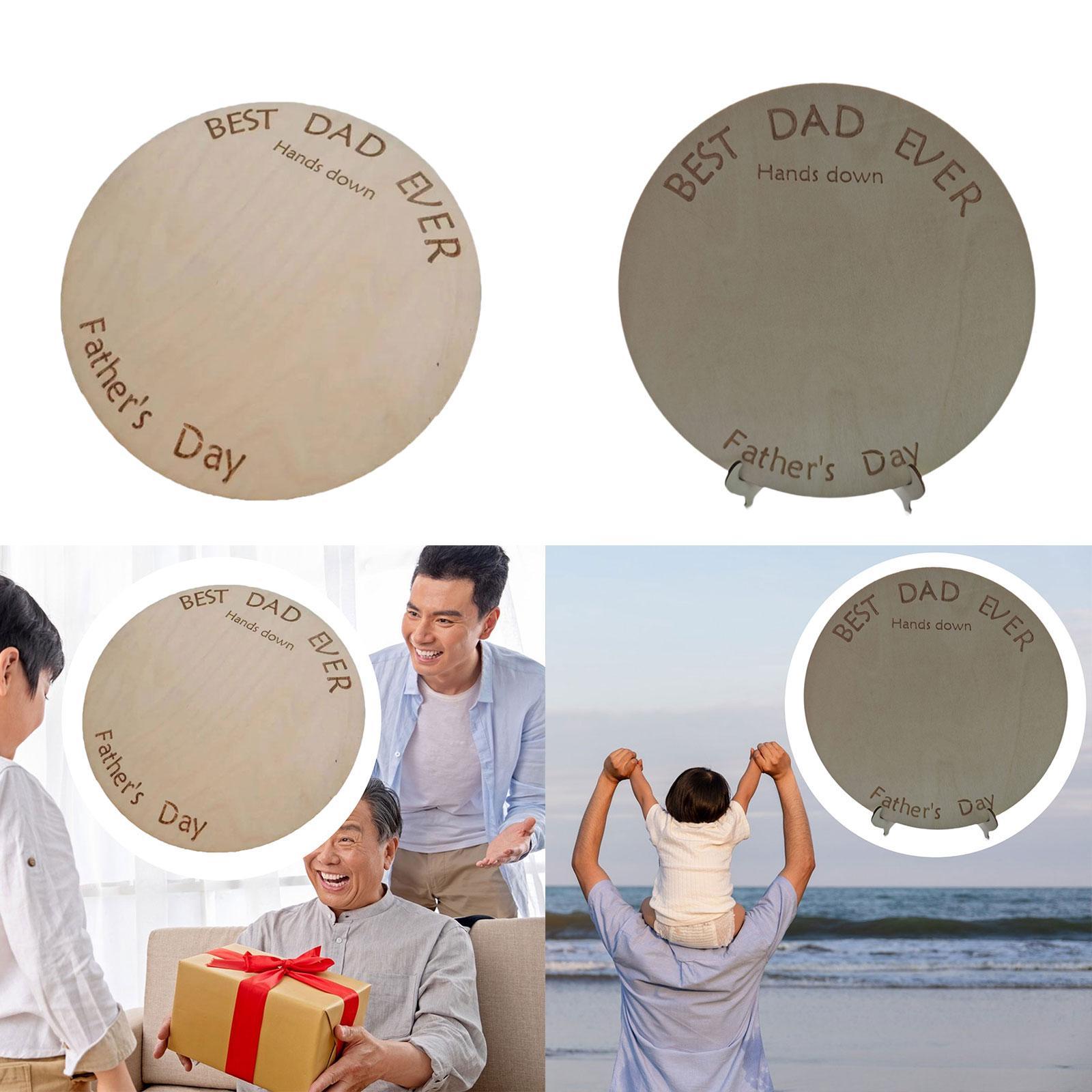 DIY Handprint Wood Sign Orname - Art And Craft For Father'S Day review and price