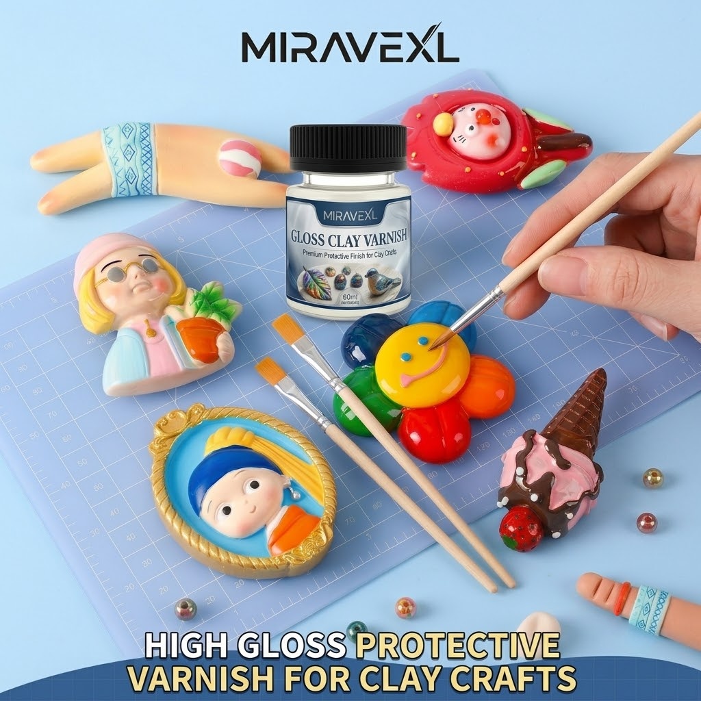 High Gloss Clay Glaze with 2 B - Air Dry Clay review and price
