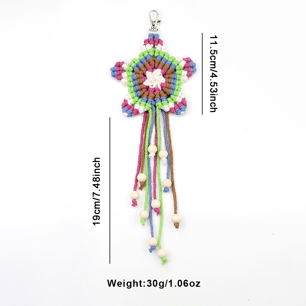 Boho Pentagram Tassel Pendant  - Art Craft Activity review and price