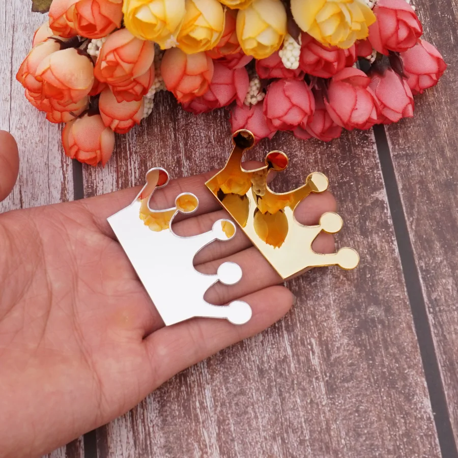 20pcs Acrylic Crown Mirror Wal - Art Craft Movement review and price