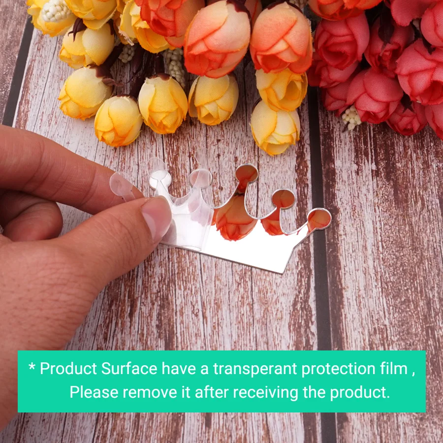 20pcs Acrylic Crown Mirror Wal - Art Craft Movement review and price