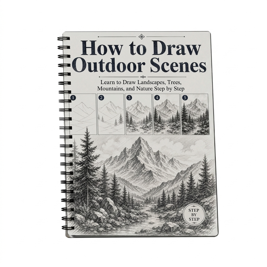 Landscape Sketch Practice Set  - Art Craft Class review and price