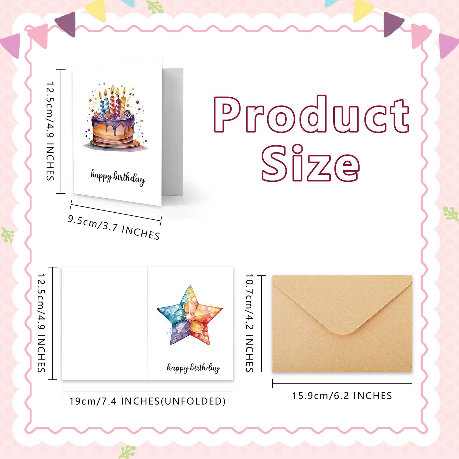 Handmade Watercolor Birthday C - Art Craft Movement review and price