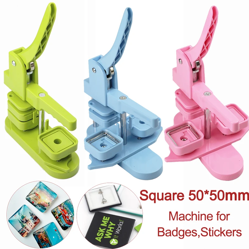 50x50mm Square Badge Button Ma - Art Craft Magnet review and price