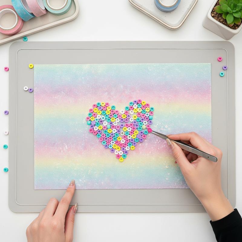 Gradient Glitter Fuse Bead Iro - Art Craft Activities review and price