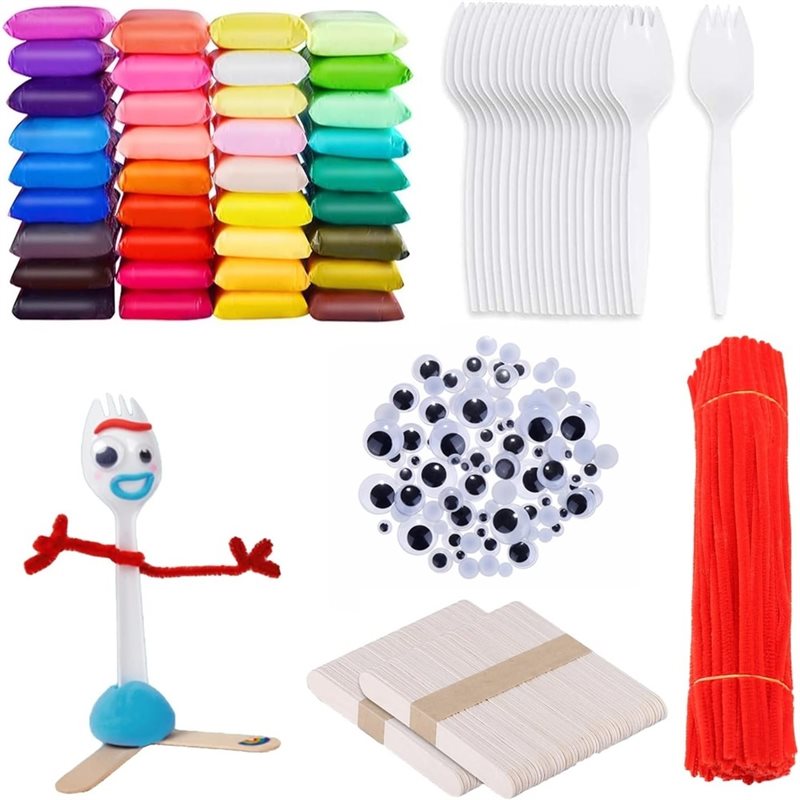 DIY Fork Set, Air Dry Clay Pla - Air Dry Clay review and price