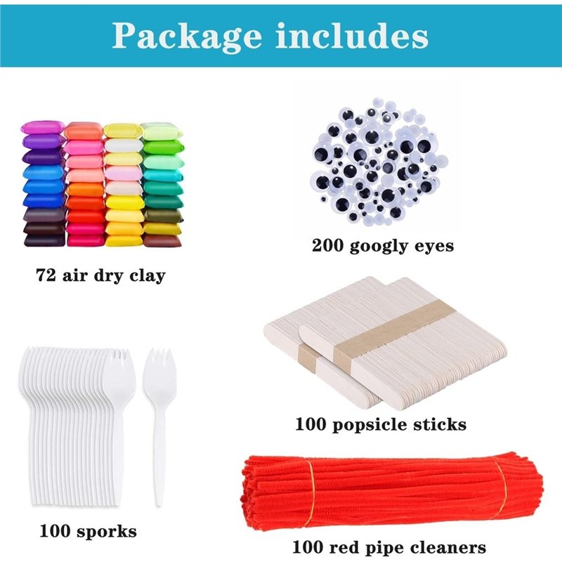DIY Fork Set, Air Dry Clay Pla - Air Dry Clay review and price