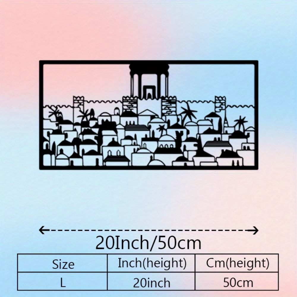 CIFBUY Metal Wall Art Jerusale - Art & Craft Paper Ideas For Kids review and price